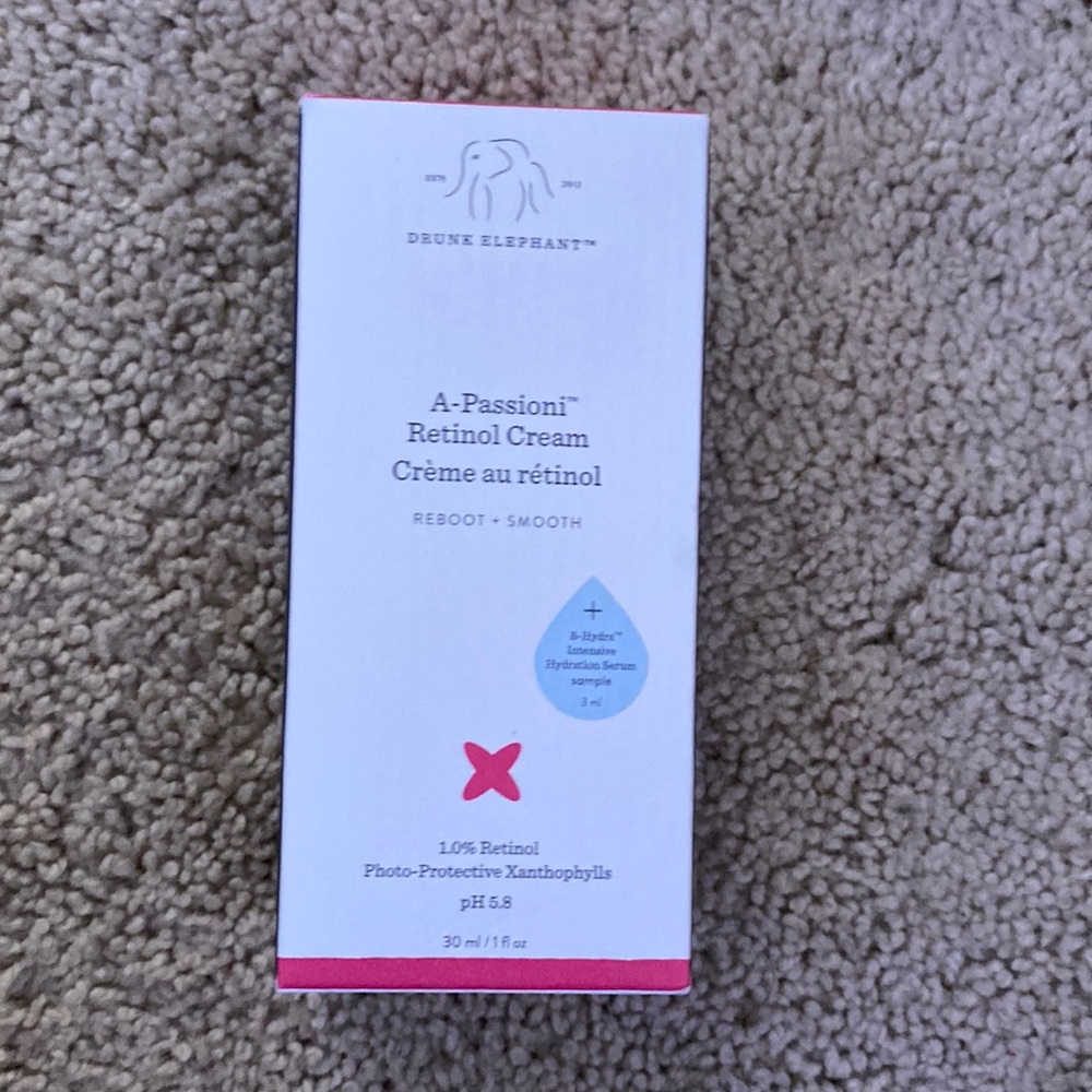 Drunk elephant retinol cream + Hydration serum sample